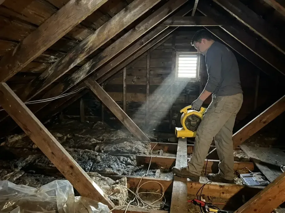 attic-water-damage-drying-proc-007 — frequently asked questions, Emergency Water Extraction & 24/7 Flood Response in Beaver…